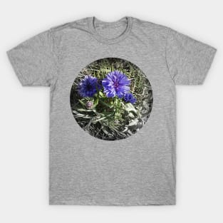 Blue wild flowers T-Shirt